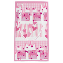 Roze harten klein cadeauzakje