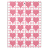Roze harten klembord (Achterkant)