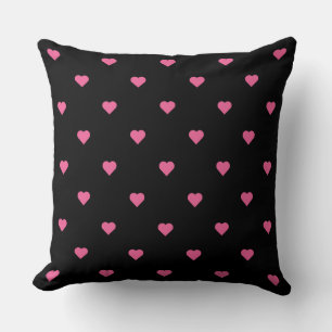 Roze harten kussen
