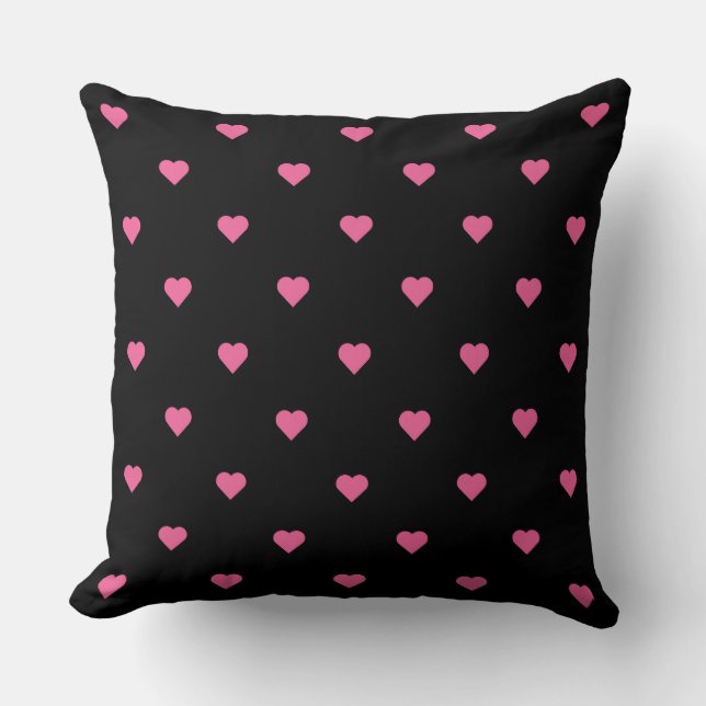 Roze harten kussen (Voorkant)