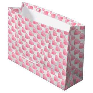 Roze harten large cadeautasje