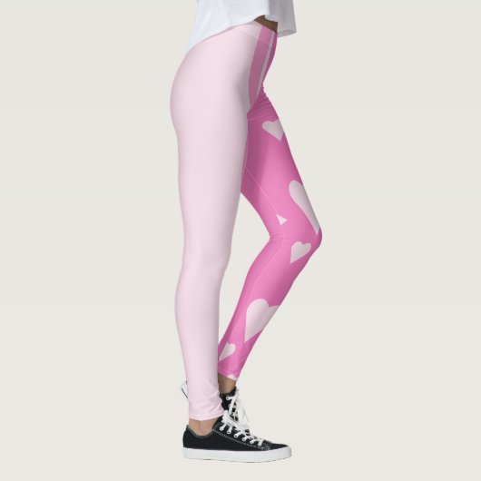 Roze harten leggings (Rechts)
