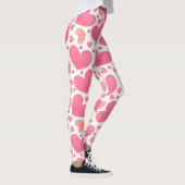 Roze harten Leggings (Rechts)