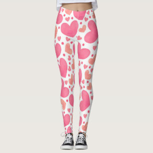 Roze harten Leggings