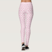 Roze harten Leggings van vrouwen (Achterkant)