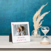 Roze harten liefde tante Foto Plaque Fotoplaat (Insitu)