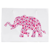 Roze harten liefhebbers groot cadeauzakje (Achterkant)