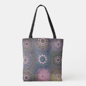 Roze harten Mandala Tote Bag (Achterkant)