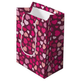 Roze harten medium cadeauzakje
