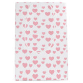 Roze harten medium cadeauzakje (Voorkant)