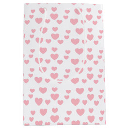 Roze harten medium cadeauzakje