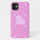 Roze harten met liefde Case-Mate iPhone case (Achterkant)