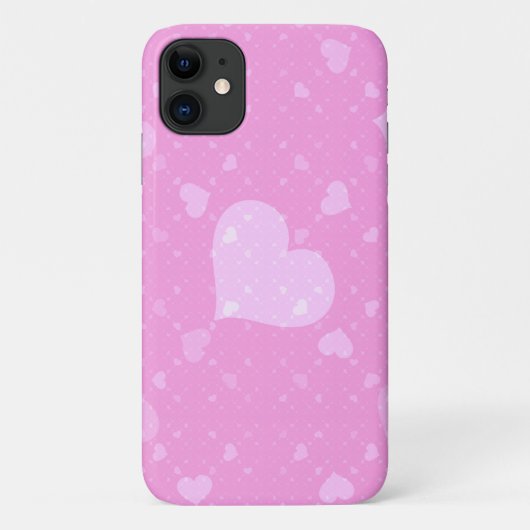 Roze harten met liefde Case-Mate iPhone case (Achterkant)