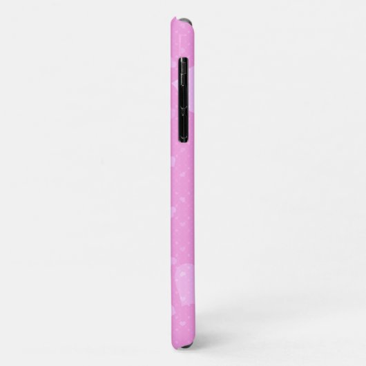Roze harten met liefde Case-Mate iPhone case (Achterkant/links)