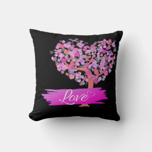 Roze harten met liefde kussen