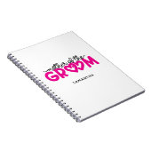 Roze Harten Moeder van de Bruidegom Notitieboek (Rechterzijde)