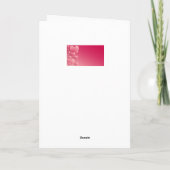 Roze harten Moederdag Kaart (Achterkant)