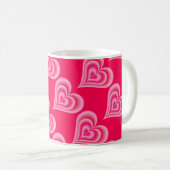 Roze harten mok (Voorkant rechts)