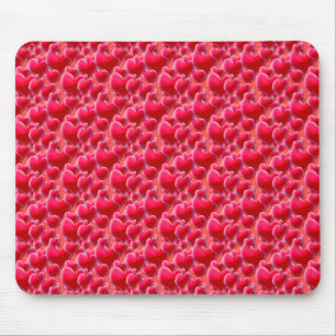 Roze harten muismat