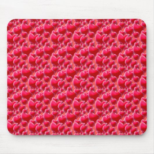 Roze harten muismat (Voorkant)