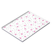 Roze harten Notitieboek (Linkerzijde)