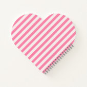  roze harten Notitieboek (Achterkant)