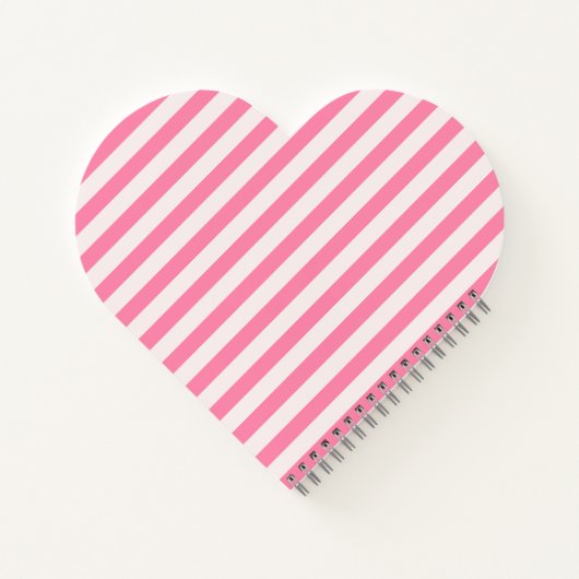  roze harten Notitieboek (Achterkant)