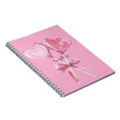 Roze Harten   Notitieboek (Rechterzijde)