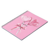 Roze Harten   Notitieboek (Linkerzijde)