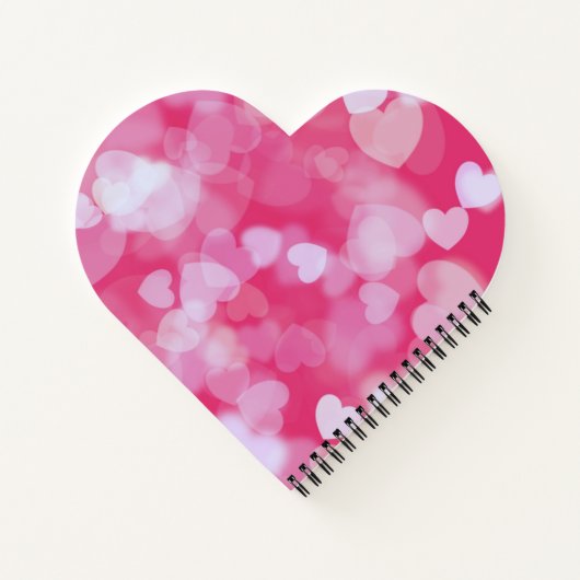 Roze harten notitieboek (Achterkant)