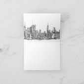 Roze harten NYC Kaart (Binnen)