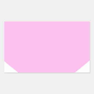 Roze harten, onvoorwaardelijke liefde_ rechthoekige sticker