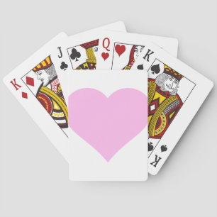 Roze harten, onvoorwaardelijke liefde_ speelkaarten