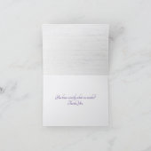 Roze harten op witgewassen hout bedankkaart (Binnen)