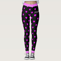  Roze Harten op ZWART