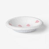 Roze harten papieren kommen (Gebogen)