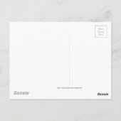 Roze harten patroon briefkaart (Achterkant)