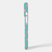 Roze harten patroon Case-Mate iPhone case (Achterkant / Links)