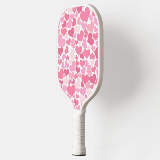 Roze harten Patroon Pickleball Paddle (Links)
