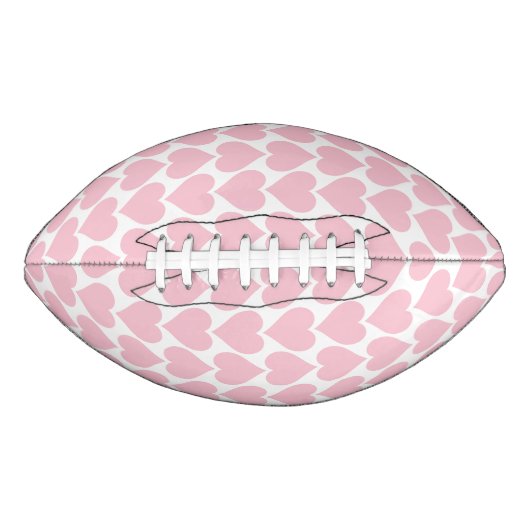 Roze harten patroon, romantisch, liefde american football (Voorkant)