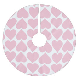 Roze harten patroon, romantisch, liefde kerstboom rok