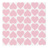 Roze harten patroon, romantisch, liefde kubus (Rechts)