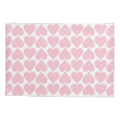 Roze Harten Patroon, Romantisch, Liefde Kussensloop (Achterkant)