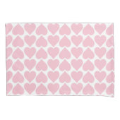 Roze Harten Patroon, Romantisch, Liefde Kussensloop (Voorkant)