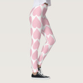 Roze harten patroon, romantisch, liefde leggings (Rechts)