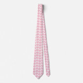 Roze harten patroon, romantisch, liefde stropdas (Voorkant)