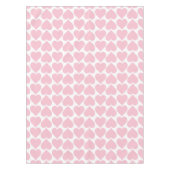 Roze harten patroon, romantisch, liefde tafelkleed (Voorkant)