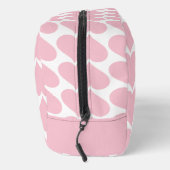 Roze harten patroon, romantisch, liefde toilettasje (Rechts)