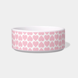 Roze harten patroon, romantisch, liefde voerbakje