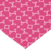 Roze harten patroon tafelkleed (Gekanteld)